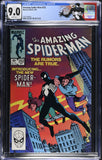 Amazing Spider-Man #252 CGC 9.0 (1984) 1st App. of the Black Costume