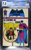 Detective Comics #38 CGC 7.5 (1975) 1st App. of Robin - FRENCH EDITION