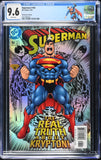 Superman #166 CGC 9.6 (2001) Holochrome Edition - Ed McGuinness Cover