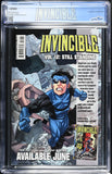 Invincible Returns #1 CGC 9.8 2010 Cooke Variant 1st Grand Regent Thragg