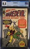 Daredevil #4 CGC 8.5 (1964) Origin & 1st App. of the Purple Man