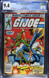 G.I Joe: A Real American Hero #1 CGC 9.4 (1982) 1st Issue - NEWSSTAND