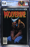 Wolverine Limited Series #3 CGC 9.4 (1982) Canadian Price Variant