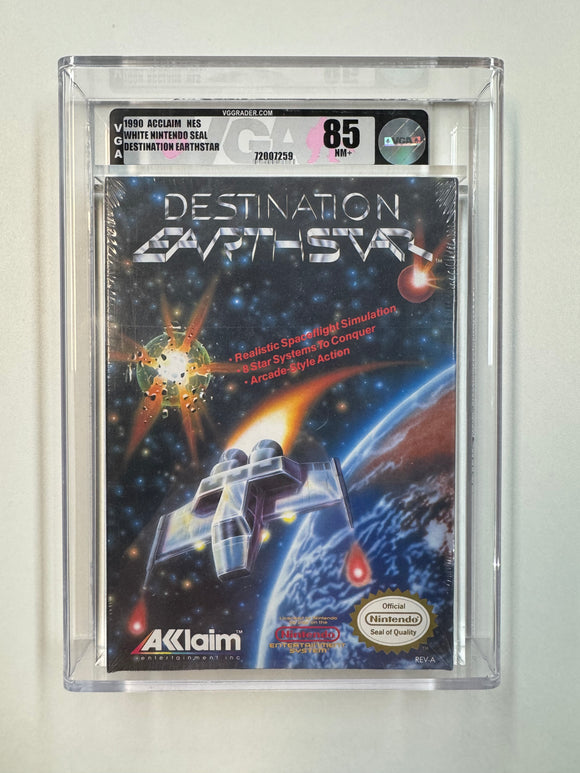 Destination Earthstar Nintendo NES 1990 VGA 85+ SEALED NM+