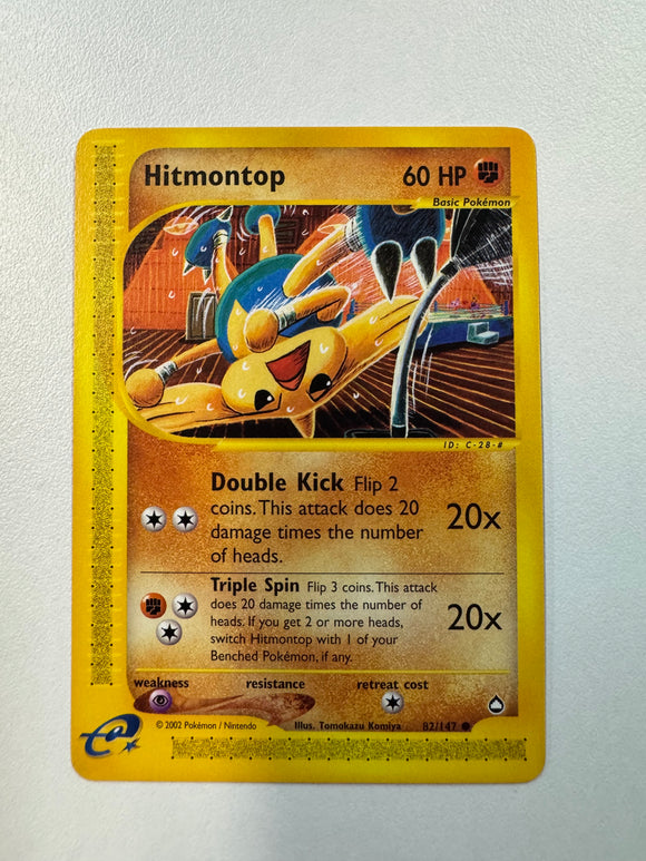 Pokémon TCG Hitmontop Aquapolis 2002 Non-Holo 82/147
