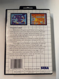 Penguin Land Mega Cartridge Plus 1987 Sega CIB Complete in Box