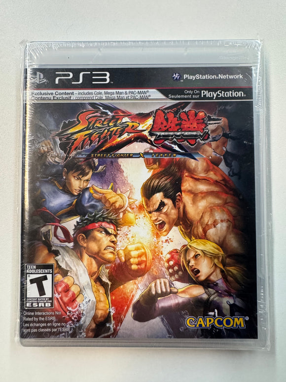 Street Fighter X Tekken Playstation PS3 2012 Sealed