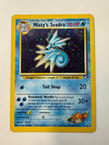 Pokemon TCG 2000 Misty's Seadra 9/132 Gym Heroes Holo Rare