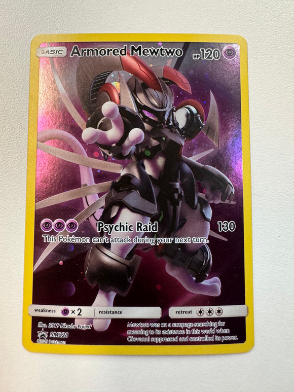 Pokemon TCG 2019 SM228 Armored Mewtwo Black Star Promo Rare Holo – Ultimate Key Issue Comics