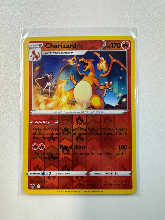 Pokémon TCG Charizard Vivid Voltage 2020 Non-Holo 025/185