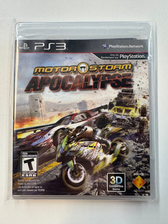 Motor Storm Apocalypse Playstation PS3 2011 Sealed