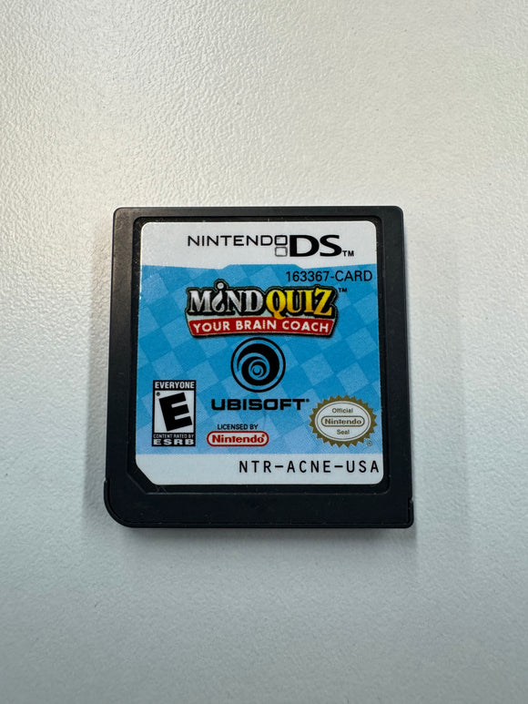 Mind Quiz Your Brain Coach 2006 Nintendo DS Cartridge Only