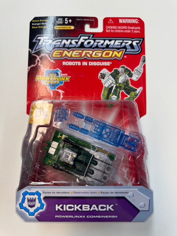Hasbro 2004 Transformers Energon Powerlinx Kickback SEALED NIB!