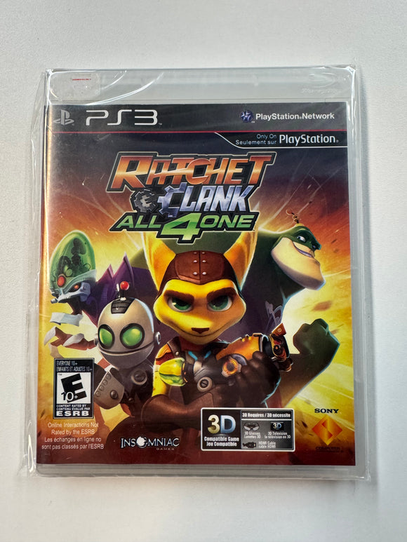 Ratchet & Clank All 4 One Playstation PS3 2011 Sealed