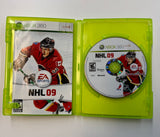 NHL 09 2008 Microsoft XBOX 360 CIB Complete In Box