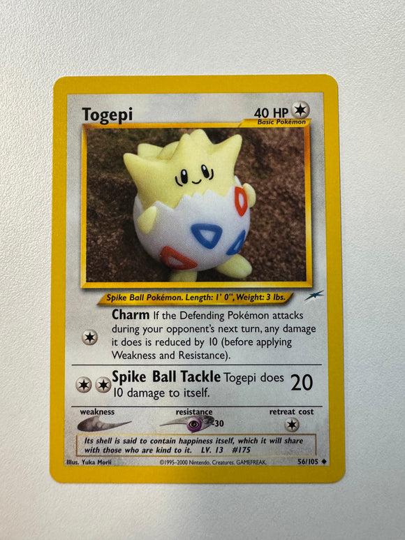 Pokémon TCG Togepi Neo Destiny 2000 Non-Holo 56/105 MINT