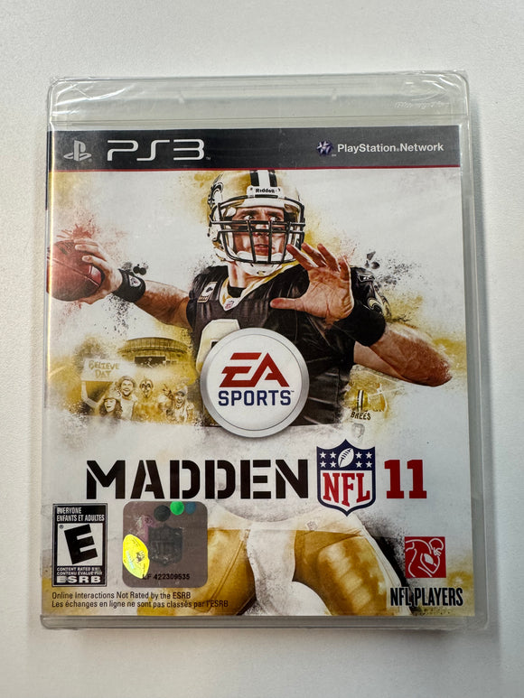 Maiden 11 NFL 2010 Playstation 3 PS3 Sealed