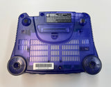 Nintendo 64 N64 Funtastic Purple Grape Console w/ Controller & Jumper Pack