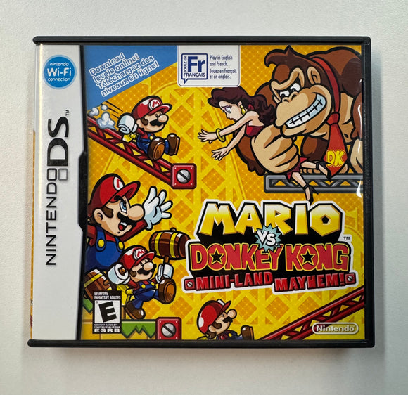 Mario vs. Donkey Kong Mini-Land Mayhem 2010 Nintendo DS CIB w/ Manual