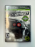 Need For Speed Pro Street Microsoft XBOX 360 2009 CIB Platinum Hits