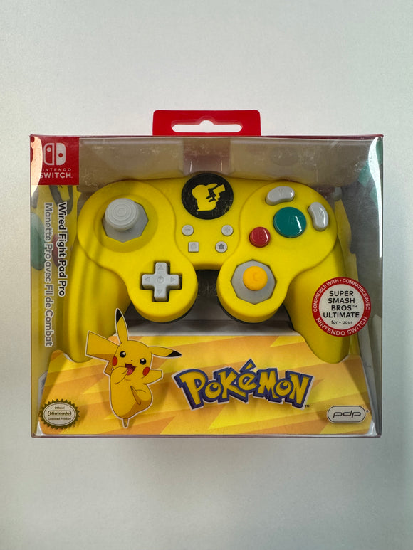 Pokémon Nintendo Switch Wired Fight Pad Pro Pikachu Edition OPENED