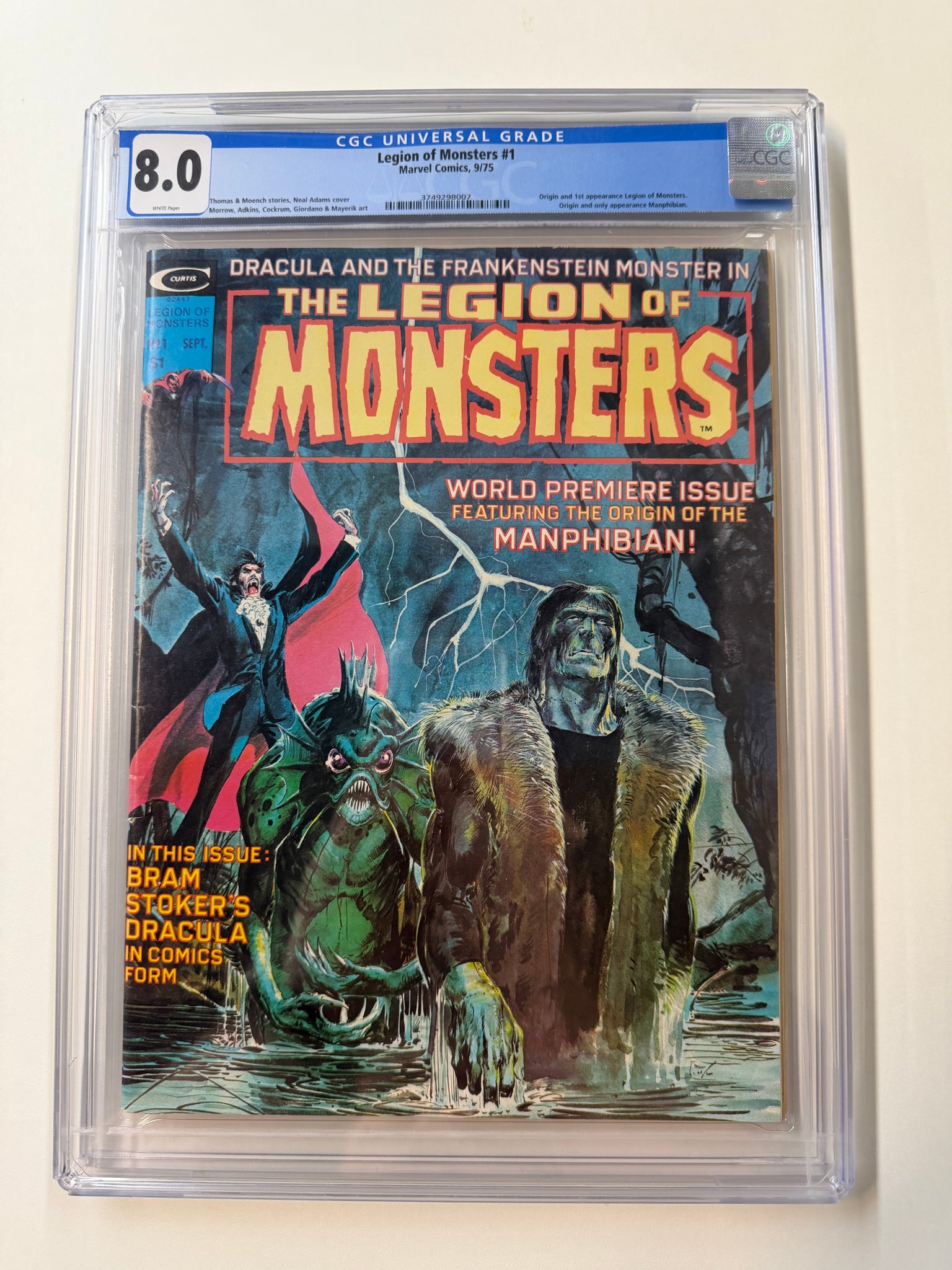 marvel legion of monsters Legion of Monsters #1 CGC 8.0 (1975) Origin & 1st Appearance – Ultimate Key Issue Comics