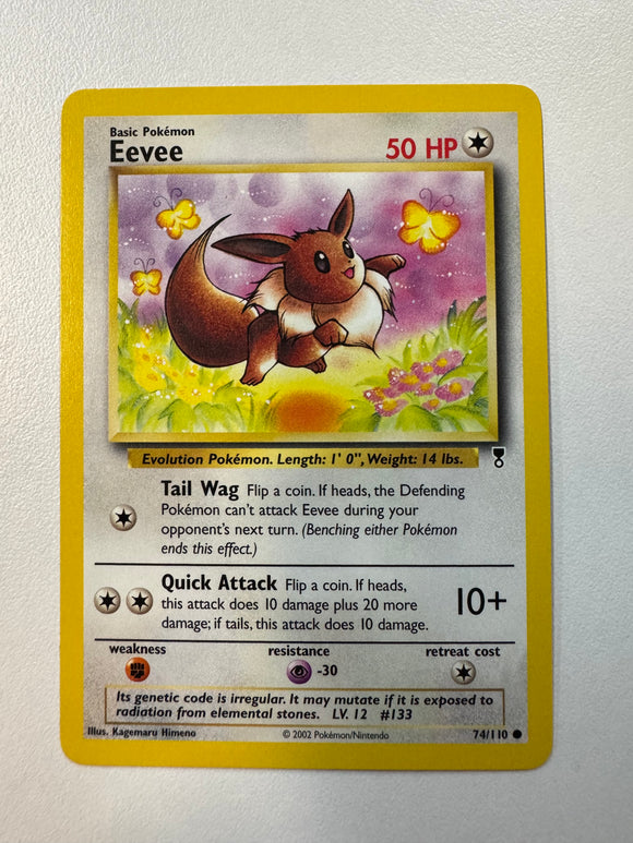 Pokémon TCG Eevee Legendary 2002 Non-Holo 74/110 MINT