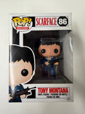 Funko Pop! Tony Montana Scarface #86 Vinyl Figure Vaulted (Damaged)