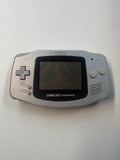 Nintendo Gameboy Advance Platinum/Silver GBA AGB-001 Tested & Working