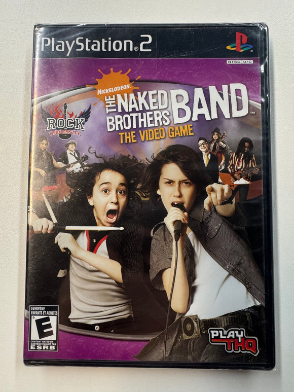 The Naked Brothers Band Video Game 2008 Playstation 2 PS2 Sealed
