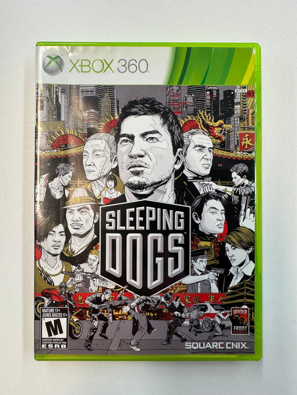 Sleeping Dogs 2012 Microsoft XBOX 360 CIB Complete In Box