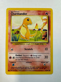 Pokemon TCG 1999 Charmander Common Base Set Unlimited 46/102