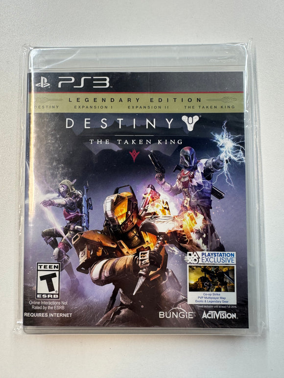 Destiny The Taken King Legendary Edition Playstation PS3 2015 Sealed