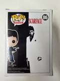 Funko Pop! Tony Montana Scarface #86 Vinyl Figure Vaulted (Damaged)