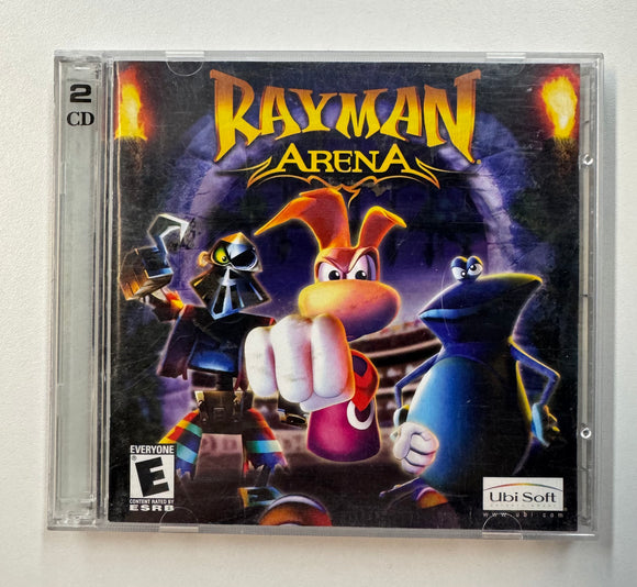 Rayman Arena Ubi Soft 2002 PC Game CD-ROM 2 Disc CIB