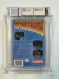 To The Earth Nintendo NES 1989 WATA 9.4 SEALED A+ Seal