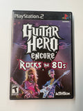 Guitar Hero Encore Rocks the 80's PlayStation 2 CIB Complete In Box