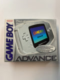 Nintendo Gameboy Advance Platinum/Silver GBA AGB-001 Complete in Box