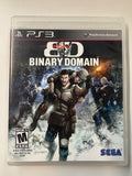 Binary Domain Playstation 3 PS3 SEGA CIB Complete in Box
