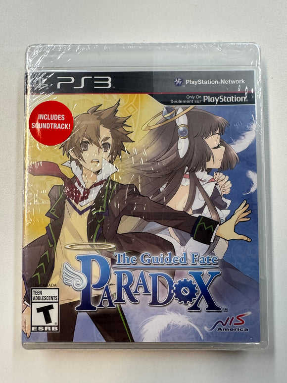 Guided Fate Paradox Playstation PS3 2013 Sealed w/ Soundtrack