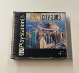 SIM CITY 2000 Sony Playstation CIB Complete in Box (No Reg Card)