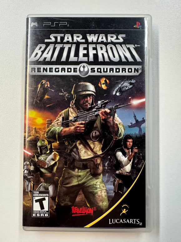 Star Wars Battlefront Renegade Squadron PSP Sony Playstation 2005 CIB
