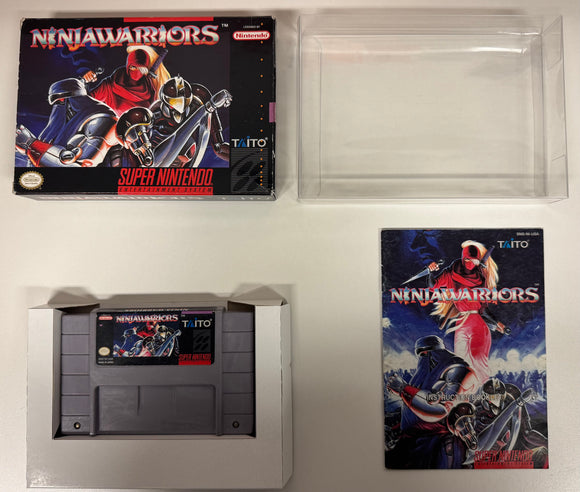 Ninja Warriors SNES CIB Complete In Box!