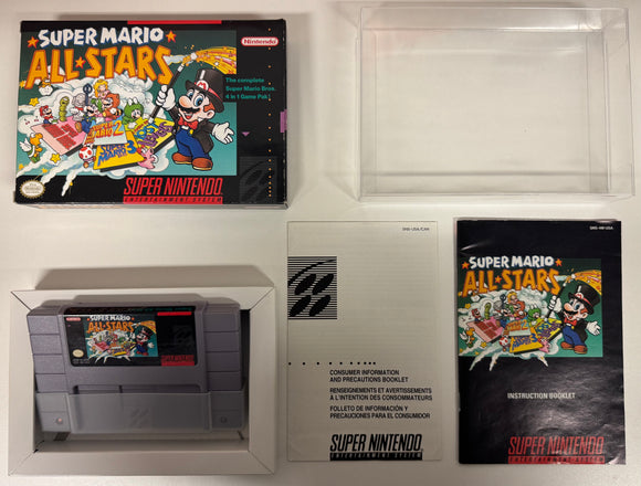 Super Mario All Star SNES CIB Complete In Box! HIGH GRADE!