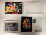 Mighty Morphin Power Rangers SNES CIB Complete In Box! Near Mint!