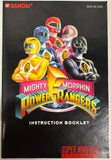 Mighty Morphin Power Rangers SNES CIB Complete In Box! Near Mint!