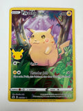 Pokemon TCG Pikachu 005/025 Celebrations 25th Anniversary Card