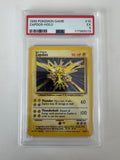 Pokemon TCG 1999 Zapdos Holo 16/102 PSA 5