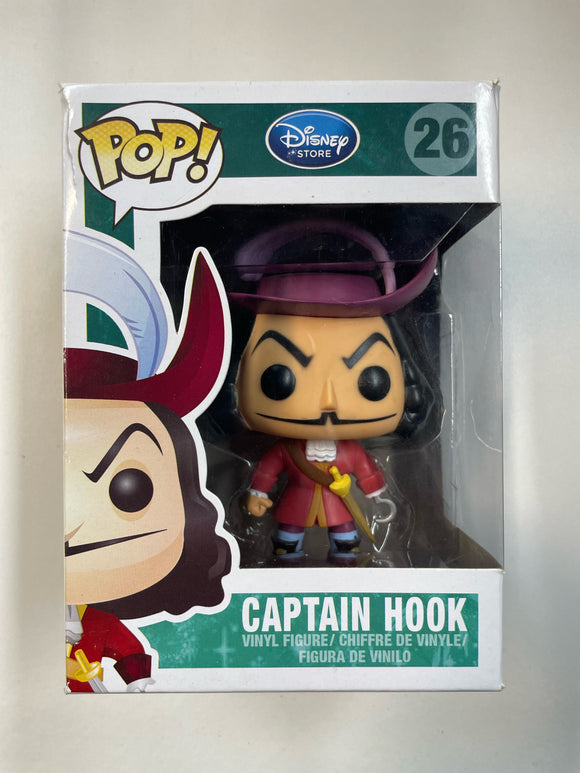 Funko Pop! Disney Captain Hook Vinyl Figure #26 (Damaged Box)