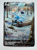 Pokemon TCG Glaceon V 175/203 Evolving Skies Full Art Rare